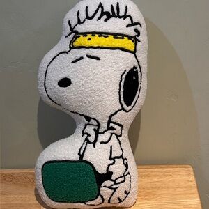 NWTS Peanuts Snoopy 17” Pickleball Plush Decorative Limited Edition Pillow